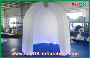 Quality Inflatable Photo Booth Hire Vaulted White LED Inflatable Photo Booth Hire With Blower For Photos wholesale