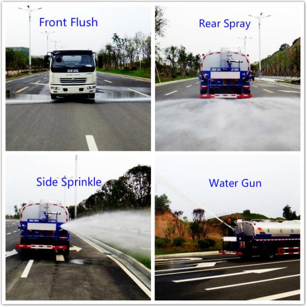 5Ton Dongfeng 4*2 Water Bowser Truck With Sprayer,5000 Liter Spray Dust Fall Truck