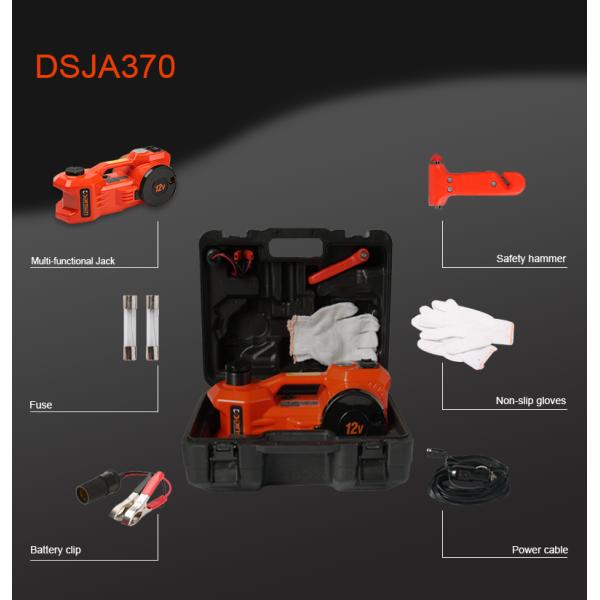 Portable Dc12v Tyre Inflating 2 In 1 Function Electric Hydraulic Car Jacks