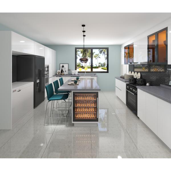 Home Indoor Designs Sintered Stone for pantry appliance Kitchen Cabinet Door