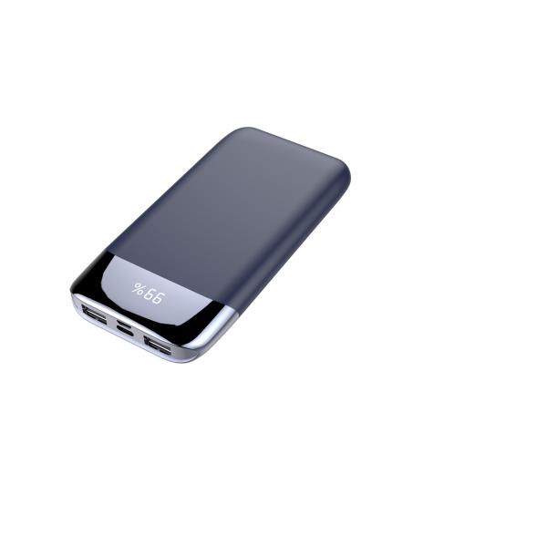 WIRELESS POWERBANK WITH LED DISPLAY Portable Power Bank Charger QI Wireless Charge 2 INPUT 2 OUTPUT+WIRELESS CHARGER