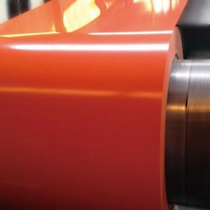Quality 36 Gauge Prepainted PPGL Steel Coil Front Coating Steel Strip Roll 0.12mm Thickness wholesale