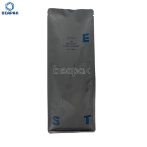Valve Sealed Aluminum Foil Flat Bottom 1kg Coffee Bags
