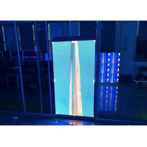 China Street Lamp Pole P4 SMD 5500CD LED Advertising Billboard on sale