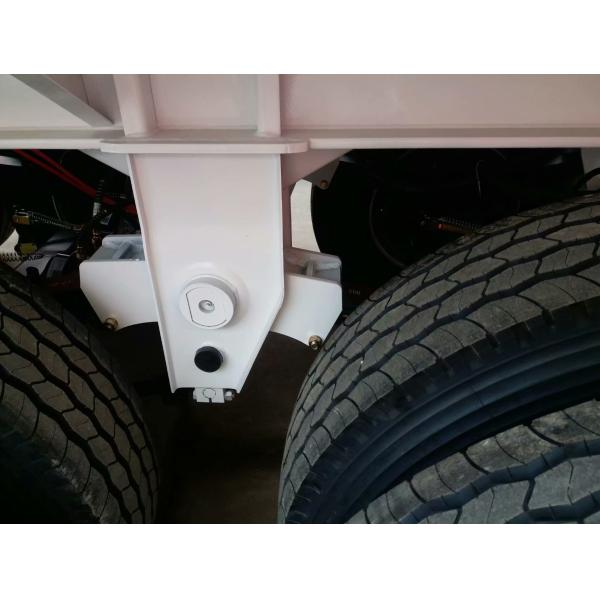 12M Length 3 Axles Lowboy Gooseneck Trailers With 2 / 3 Inch Bolted Type Kingpin