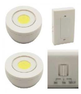 Quality 9.9X3.3cm Cabinet Sensor Light LED Wardrobe Light Wireless RF Remote Control LED Lights wholesale