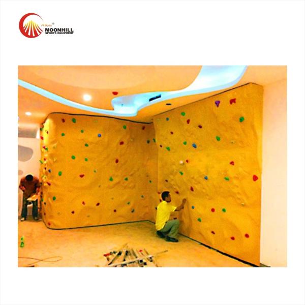 Commercial Artificial Rock Climbing Wall High Performance CE ROHS Certified