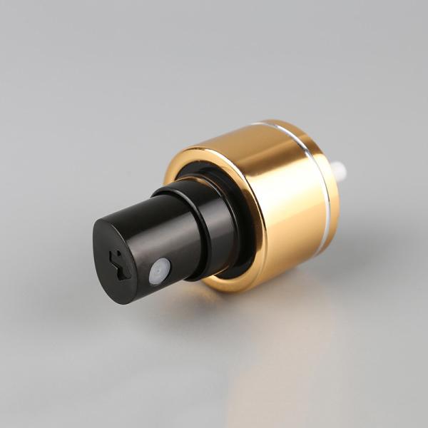 Perfume Aluminum Gold Black Fine Mist Sprayer 24/410 28/410