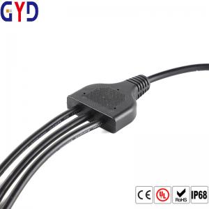 Quality Waterproof Led Wire Splitter Y Type Extension Cable 2 Pin Wire Connectors wholesale