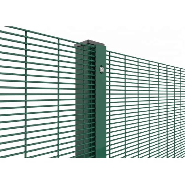 358 Anti Cut Security Fence Panel 2.4m x 3.0m Galvanized Steel Mesh
