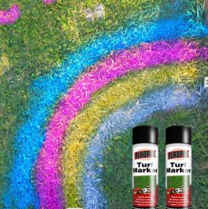 China Aeropak Turf Marking Paint Temporary Turf Paint Removable Safe For Real Grass on sale