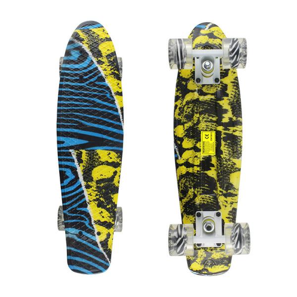 Cool 22inch Skateboard Penny Complete Skateboards With Flashing Wheel