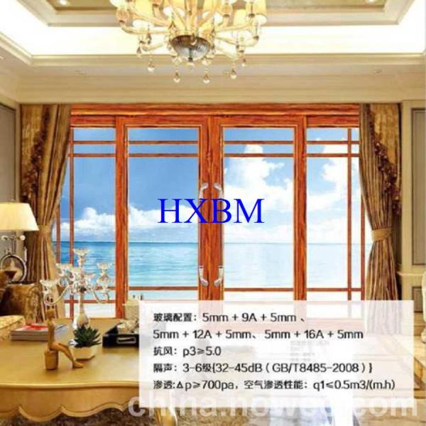 European Style Aluminum Sliding Doors Good Wind Pressure Resistance For Luxury Villas