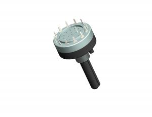 Quality Insulated Shaft Rotary Switch 26mm Multi Way Switch For Multimedia Audio wholesale