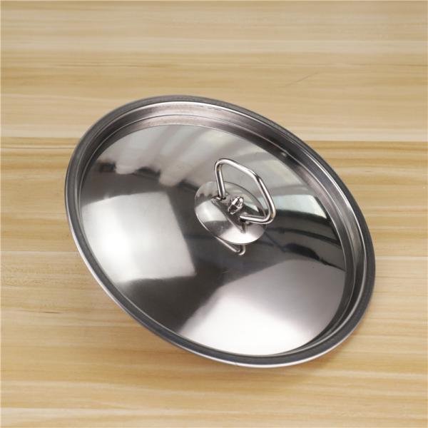 8pcs Quality Stainless Steel 410 Soup Pot 20cm 24cm Restaurants Cookware Cooking Set