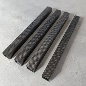 Quality Flexibility 2x2 Carbon Fiber Square Tube Twill Fabric Easy Machinability wholesale