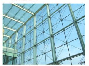 Quality Structural Glass Frameless Curtain Wall Mullionless Spider Double Glazed Wall wholesale