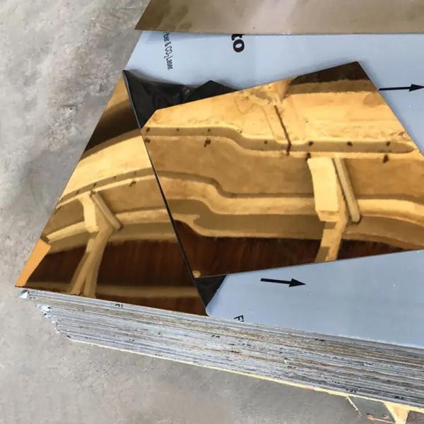 3.0mm Mirror Finish Stainless Steel Sheet Mirror Polished SS Plate Cut To Size