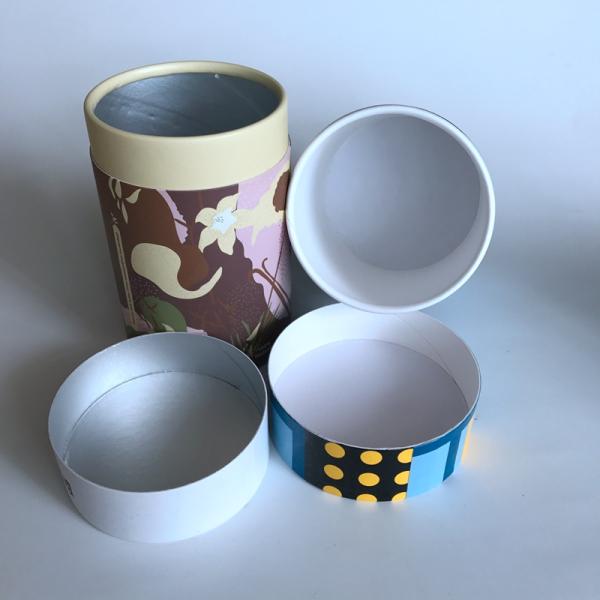 Custom Biodegradable 83.3mm A4 Kraft Paper Tube Packaging