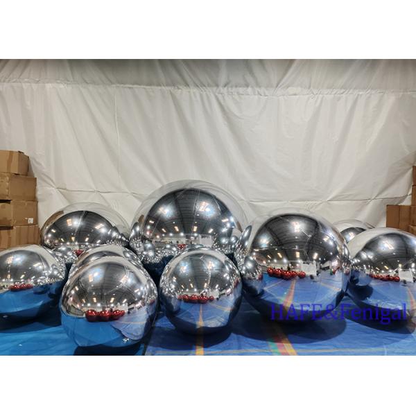 Double-Layer PVC Inflatable Mirror Ball For Hanging As Stage And Party Decoration