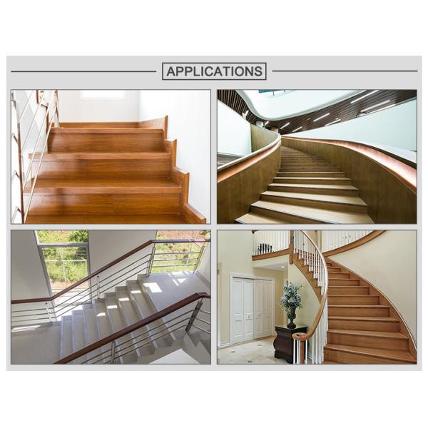 Extruded Aluminum Metal Stair Nosing Safety Stair Straight Angles