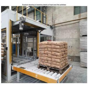 Automatic Flat Palletizer Stacker For Powder Bag / Particles Bag