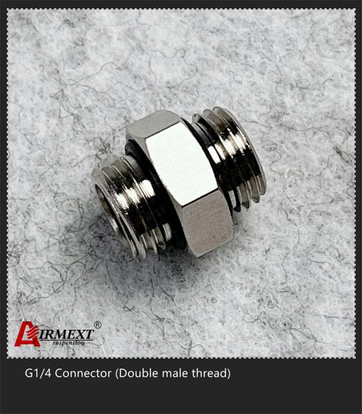 G1/4 Double Male Thread Connector Quick Connect Air Fittings
