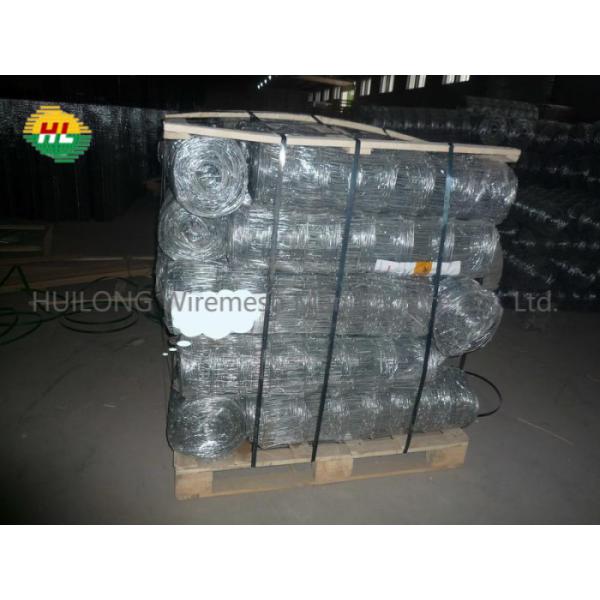 50m Deer Fencing Hinge Joint Wire Mesh , High Tensile Galvanized Steel Fence Roll