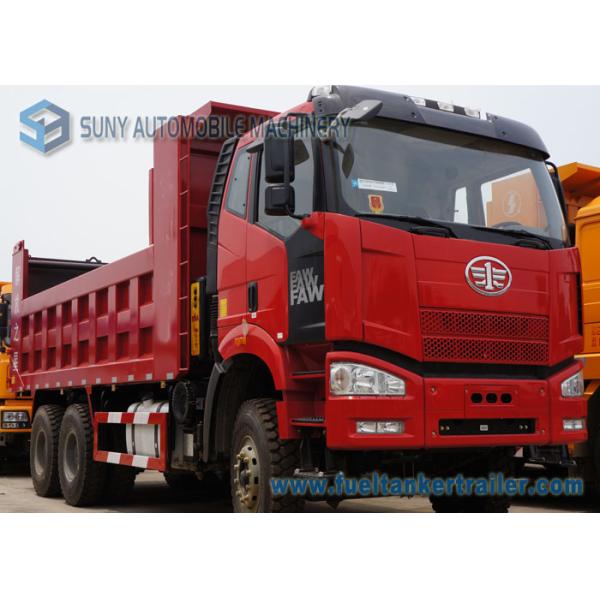 FAW Jiefang 6x4 Dump Garbage Trucks 3 Axles 30 ton 40 ton capacity