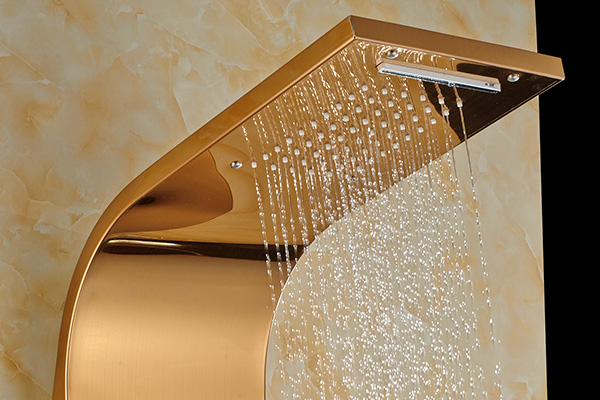 Multifunctional Rainfall Thermostatic Shower Panel ROVATE Wall Mounted