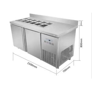 Quality 380W Slotted Undercounter Commercial Kitchen Fridge Air Cooling wholesale