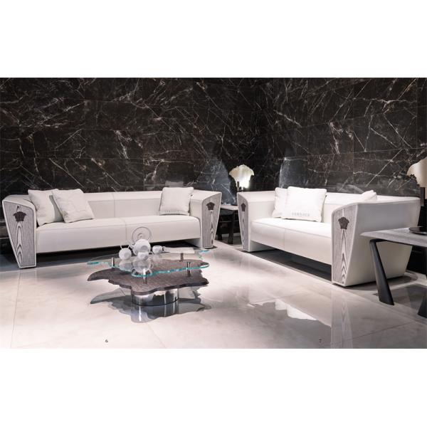 Matted 0.75m Comfy Modular Sectional Couch , Surrey Classic Chesterfield Velvet Sectional Sofa