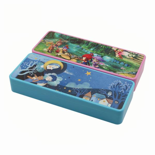 Custom Sublimation Pencil Holder Case School Supplies Plastic Blanks Sublimation Pencil Cases