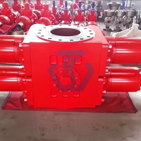 2000~15000 Psi Api 16a Oilfield Well Control Equipment Drilling Blowout Preventer Double Ram Bop