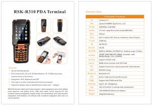 Quality Latest Android Handheld Terminal R310 Barcode Logistics PDA with 4g wifi gps bluetooth wholesale