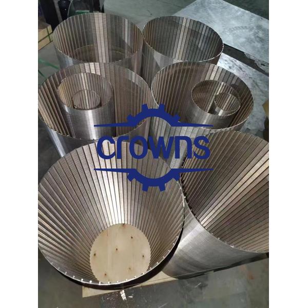Stainless Steel Wedge Wire Screen for Filtration in Chemical Processing