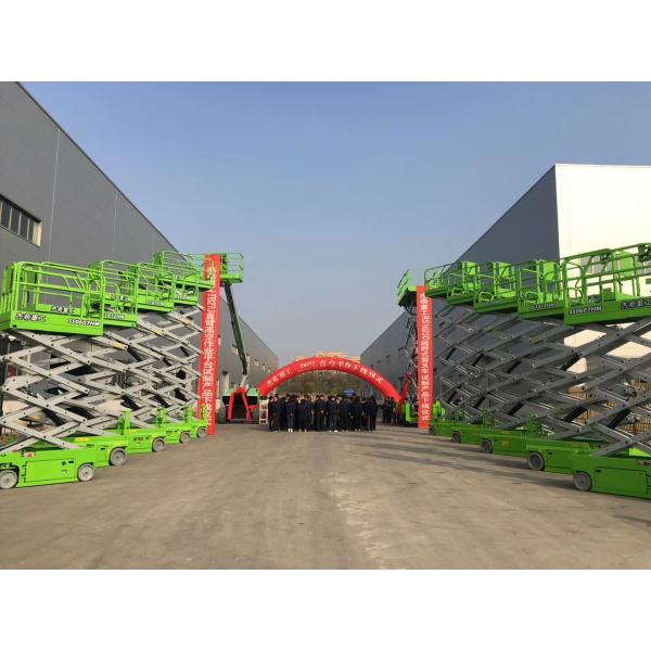 Electric height 12m and 320kg capacity scissor sky Lift Platform for construction