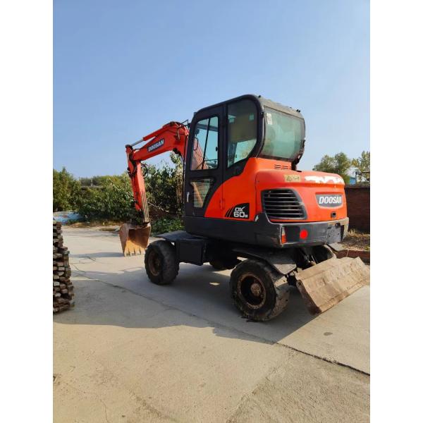 0.21m3 Doosan Dx 60 Excavator Machine With 39.7KW Power 5700KG