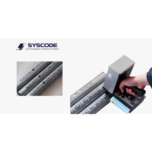 Metal Tubes Portable Handheld Printer Manual Qr Code Inkjet Printer