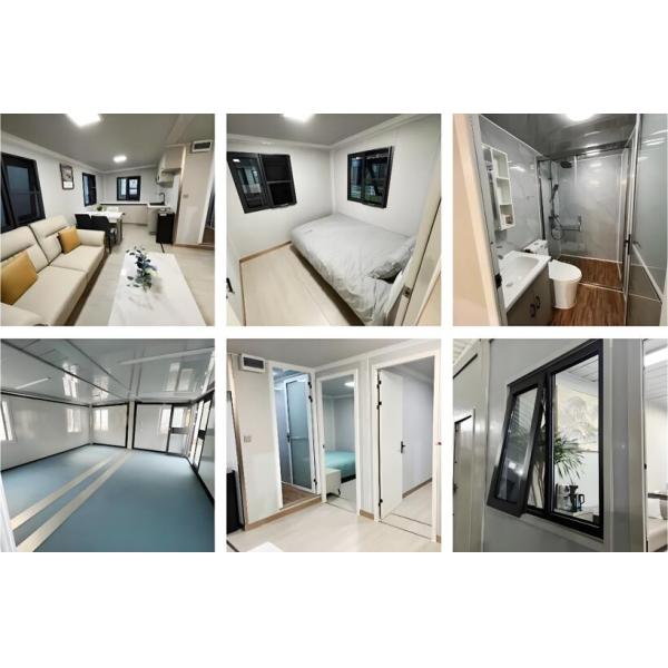 Steel Expandable Prefab House / Foldable Modular Insulated Shipping Container House