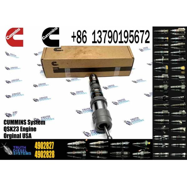 4928260 for Cummins Truck Diesel Common Rail Fuel Injector Auto Engine Parts 4317224 4326779 4902827 QSX15 ISX15