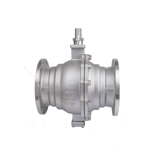 O Shaped Trunnion Type Pneumatic Actuator Ball Valve