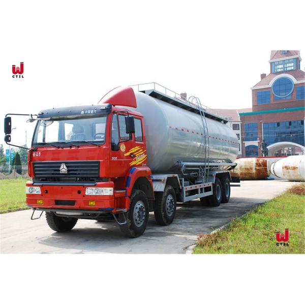8X4 Bulk Cement Tank Truck 40m3 Dry Bulk Transport Carriers