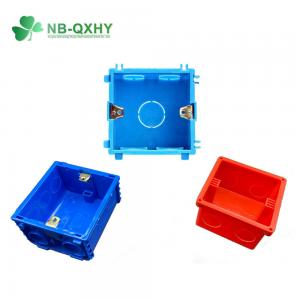 Quality Blue PVC Conduit Fitting Electric Wire Switch Box For Conduit Made Of 100% Material wholesale