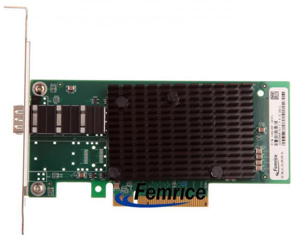 Femrice 10Gbps Single Port Gigabit Ethernet PCIe x8 Server Adapter Intel 82599EN Chip SFP+ Slots Network Controller