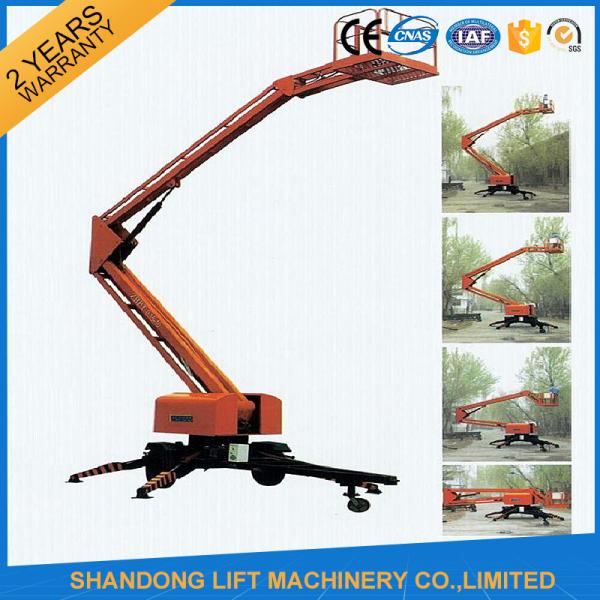 360 Rotation Self Propelled Trailer Mounted Boom Lift with Hydraulic Crank Arm