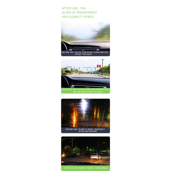 Translucent Glass Car Paint Cleaner 500ml Spray Refreshing Vision