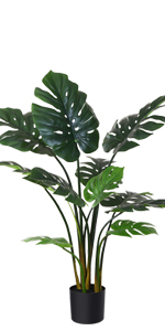 artificial plant tree ceramic planter pot wood plant stand seagrass basket