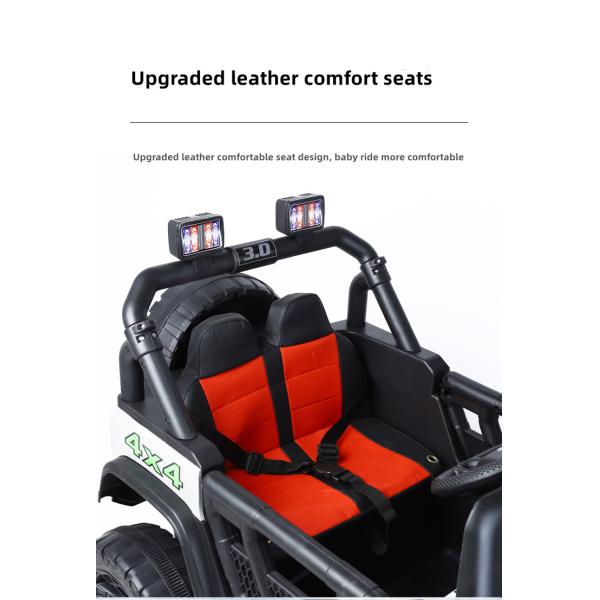 PP Plastic 12V Two Seats Electric Ride On Cars With Remote Control for 2 10 Year Olds