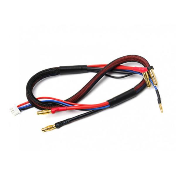 2S High Current Charge Cable w/4mm & 5mm Solid Bullet Connector 10/12/14awg 610mm